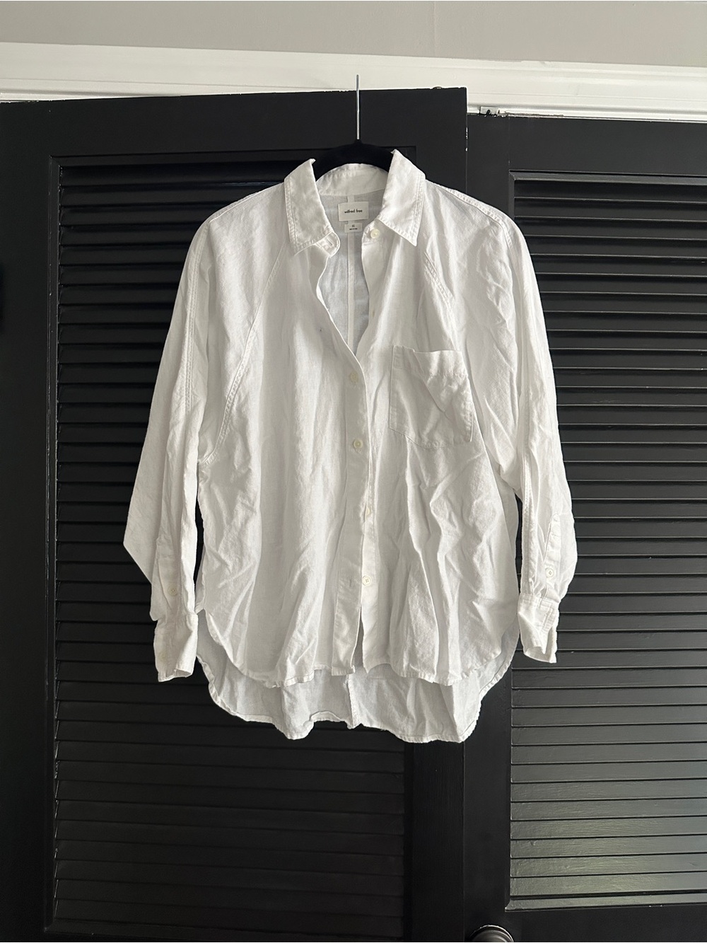 Wilfred White Casual Button-Down Shirt
